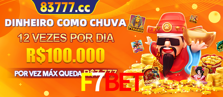 Banner do programa de recompensas Recomende para amigos do F7BET, detalhando os bônus por convidar amigos, com prêmios que chegam a R$288.888.